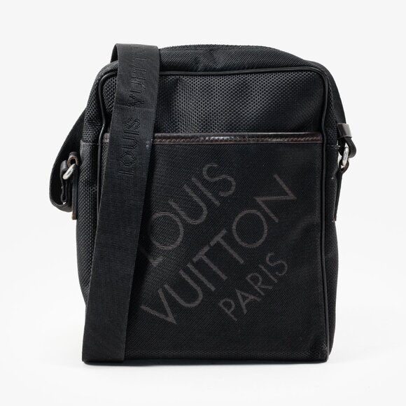 Louis Vuitton Black Citadan NM Damier Geant Cross Body Bag - Picture 1 of 13